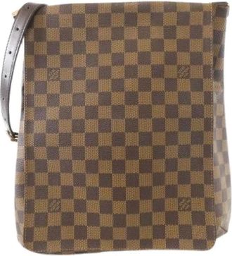 Louis Vuitton Pre-owned Cross Body Bags, female, Brown, Size: ONE SIZE Pre-owned Musette Damier Shoulder Bag