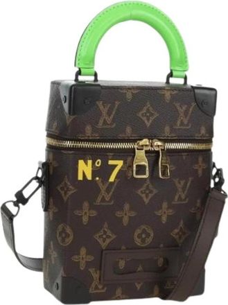 Louis Vuitton Pre-owned Monogram Canvas Schoudertas - Dames - Vintage Handtas - Bruin - ONE Size - Vintage