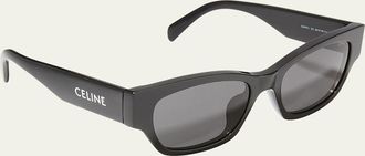 Celine Mens Rectangle Sunglasses in Acetate