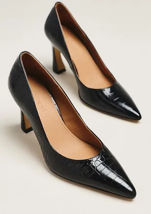 Flattered Leonie Croco Heels