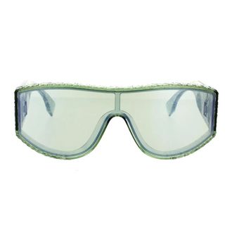 Fendi Sunglasses, unisex, Green, 65 MM, Glamour Mask Sunglasses Green Flash