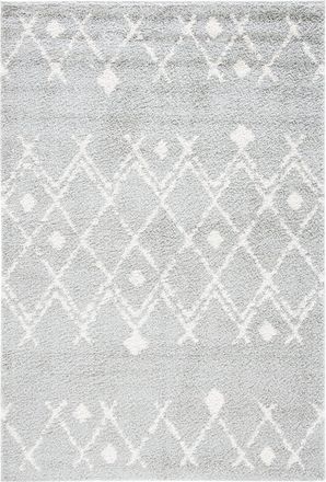 Safavieh Alfombra de polipropileno gris/beige, 122 x 183 cm