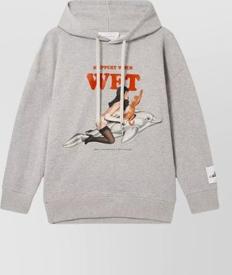 Stella McCartney graphic-print cotton hoodie