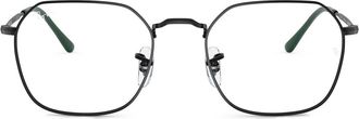 Ray-Ban Jim 53mm Irregular Optical Glasses in Black at Nordstrom
