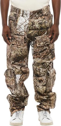 1989 STUDIO Multicolor Camo Print Trousers