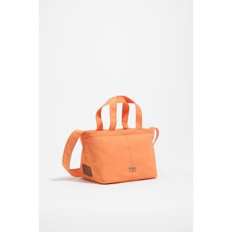 Bimba & Lola Metal Logo Crossbody Bag in Orange at Nordstrom
