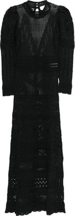 Isabel Marant Puff-sleeve Crochet Dress