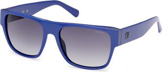 Guess GU00277 90B Mens Sunglasses Blue Size 58