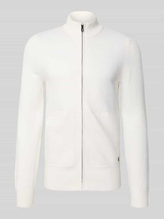 Joop Regular Fit Strickjacke aus reiner Baumwolle Modell Widor in Beige, Gr&ouml;&szlig;e XXL