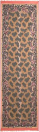 Etro Sciarpa con motivo animalier - Marrone