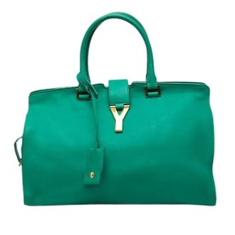 Saint Laurent Pre-owned Cabas Classic Tote Bag - Pre-owned - Mujer - Verde - ONE SIZE