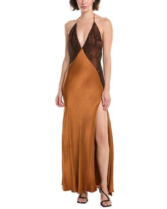Bardot Estrella Halter Maxi Dress