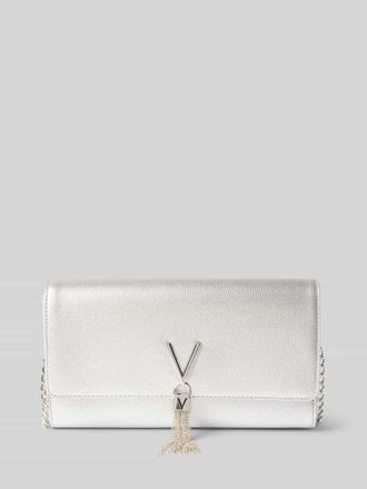 Valentino Handbags Portemonnaie mit Label-Detail Modell DIVINA in Silber, Gr&ouml;&szlig;e 1