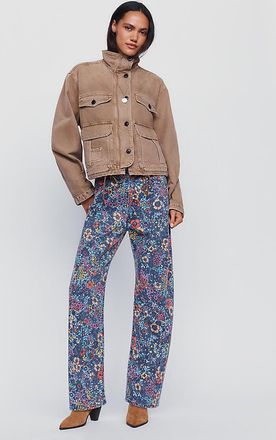 Mother The Half Pipe Flood High Rise Barrel Jeans