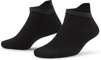 Nike Unisex Spark Lightweight No-Show Running Socks in Black | DA3589-010