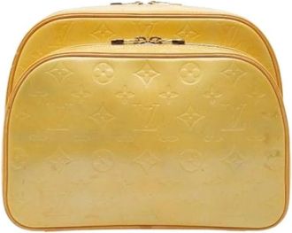 Louis Vuitton Pre-owned Backpacks, female, Yellow, Size: ONE SIZE Pre-owned Vintage Backpack