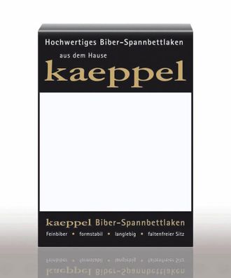 Kaeppel Spannbettlaken »Spannbettlaken Biber« 100% Baumwolle, kuschelig weich ideal für Winter