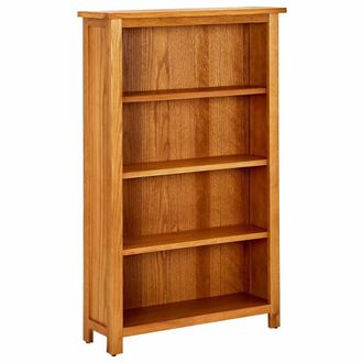 vidaXL Estanter&iacute;a De 4 Niveles De Madera Maciza De Roble 70x22x110 Cm Vidaxl