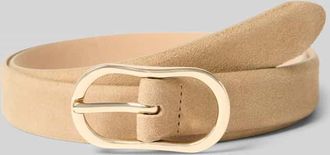 Weinmann Weinmann G&uuml;rtel aus echtem Rindsleder in Velours-Optik in Beige, Gr&ouml;&szlig;e 100