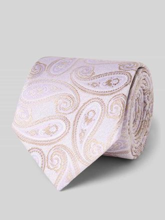 Olymp Seidenkrawatte im Allover-Look (7,5 cm) in Flieder, Gr&ouml;&szlig;e 1