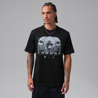 Nike Jordan Mens Jordan Sport Dri-FIT Graphic T-Shirt in Black | IM7816-013
