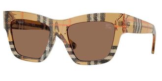 Burberry BE4449 414673 Womens Sunglasses Brown Size 53