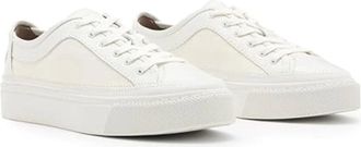 AllSaints Womens AllSaints Milla WF777Z Sneakers White Leather Low Top Shoes ZOGG2108