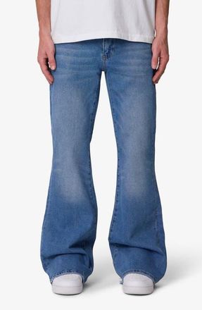 mnml Super Flare Jeans in Medium Blue at Nordstrom, Size 34