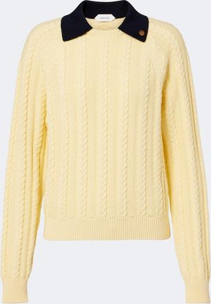Versace Medusa cable-knit cotton sweater