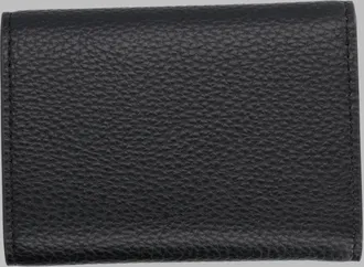 Vivienne Westwood Flap Closure Polyurethane Wallet - Black