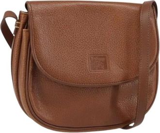 Burberry Pre-owned Cross Body Bags, female, Brown, Size: ONE SIZE Pre-owned Vintage Shoulder Bag
