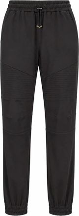 Philipp Plein Fleece Joggingbroek - Heren - Sweatpants - Zwart - L - Katoen - Broeken