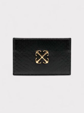 Off-white Womens Jitney Simple Card Ayers Black Cotton - One Size