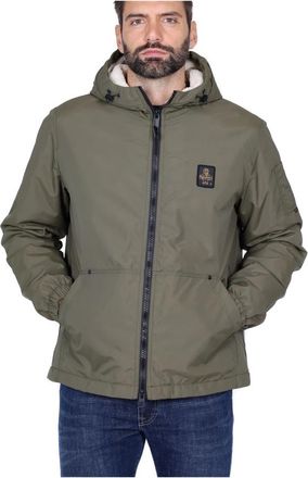 RefrigiWear Winterjassen - Heren - Winterjassen - Groen - S - Leer - Jassen