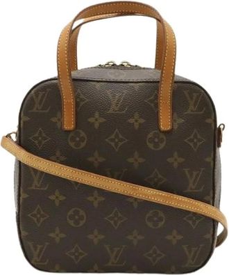 Louis Vuitton Pre-owned Cross Body Bags, female, Brown, Size: ONE SIZE Pre-owned Monogram Spontini Handbag M47500