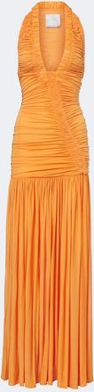 CHRISTOPHER ESBER Orion ruched halterneck gown