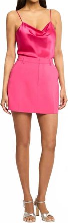 Cinq &agrave; Sept Marie Mini Skort In Beetroot Purple