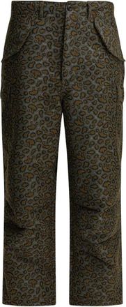 Beams Plus 6-Pocket Cargo Broek - Heren - Straight fit broeken - Bruin - M - Katoen - Broeken