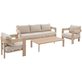 Hesperide Set di mobili da giardino oryna 5 posti miele - Hesp&eacute;ride