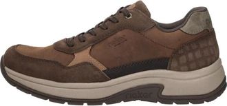 Rieker Veterschoenen Laag - Heren - Sneakers - Bruin - 46 EU - Schoenen