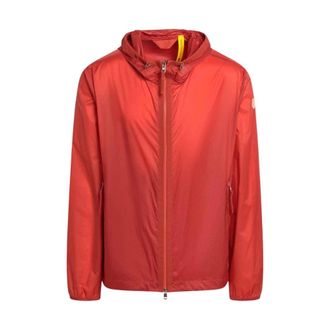 Moncler Wind Jackets, male, Red, Size: L Hamlin Jacket