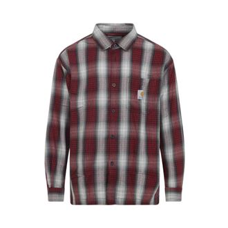 Carhartt Work in Progress Geruite Lange Mouw Shirt - Heren - Casual Overhemden - Veelkleurig - L - Overhemden