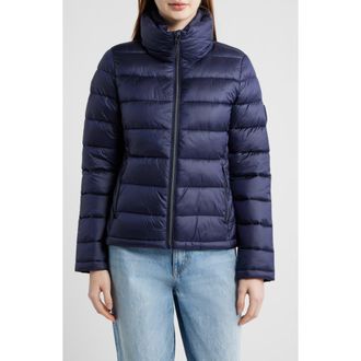 Tommy Hilfiger Packable Puffer Jacket in Navy at Nordstrom, Size X-Small
