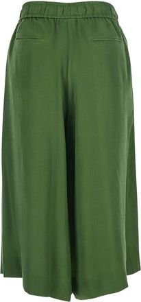 Merci Womens Bermuda Shorts P427 Green Cotton