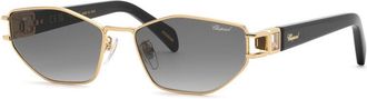 Chopard SCHM13S 0300 Mens Sunglasses Gold Size 58