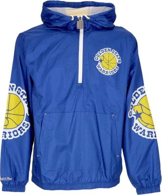 Mitchell & Ness NBA Team Windjack - Heren - Fitness - Blauw - M - Polyester - Fitness