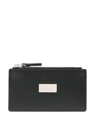 Maison Margiela numbers-motif leather wallet - Black