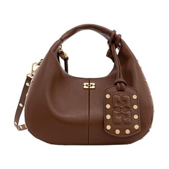Ganni Bolso Mini Hobo - Bags - Mujer - Marr&oacute;n - ONE SIZE