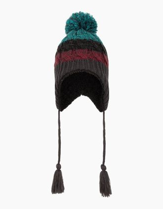 Mountain Warehouse Mens Mountain Warehouse Mens Colour Block Sherpa Lined Trapper Hat - Grey - Size: ONE size