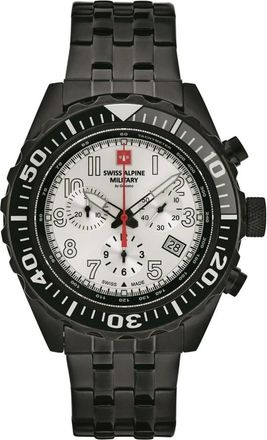 Swiss Alpine Military Quartz Horloge - Heren - Accessoires - Grijs - Maat: ONE Size
